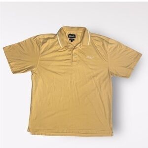 Ashworth Yellow Mens Golf Polo Size Large